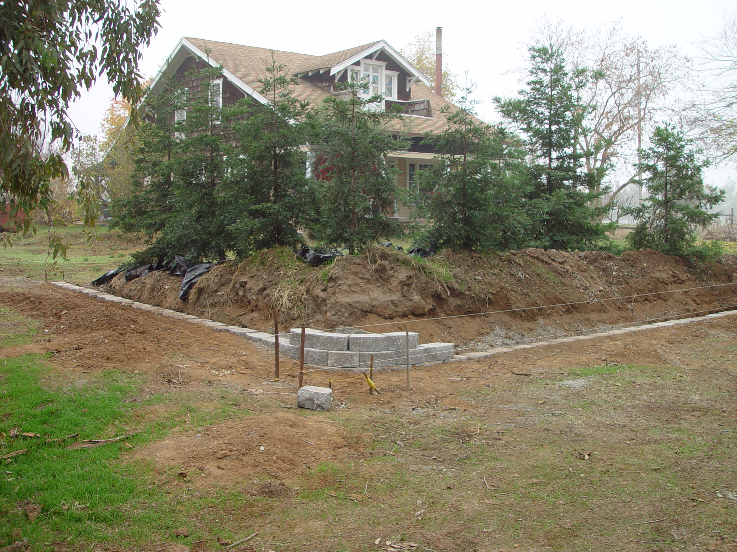 Lazy B Retaining Wall » The Craftsman Chronicles